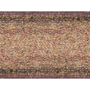 Modelová železnice 3D cihlová zeď Noch 56605