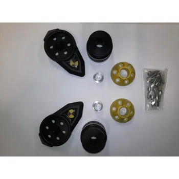 Rám pro motocykl RUTAN hlavice na rám DRAGON s korunkami, pár, zlatá