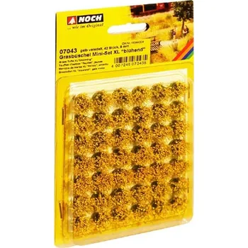 Modelová železnice trsy trávy kvetoucí žlutě XL Noch 07043