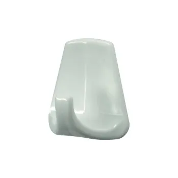 Věšák Háček samolepící QF typ 1205, stříbrný, plast, 3ks