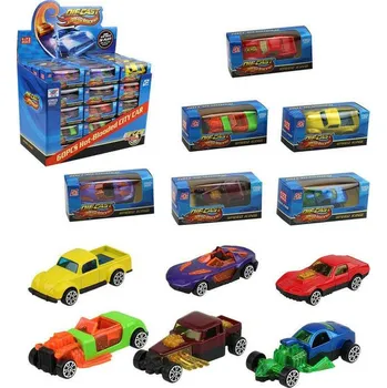 autodráha Auto závodní kovové 6cm závodnička Speed King různé druhy v krabici