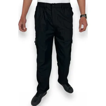 Pánské kalhoty Sezon Pánské zateplené kalhoty TEODOR Barva: Černá, Velikost: 4XL