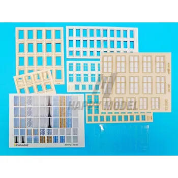 Modelová železnice okenní sestava velká béžová IGRA MODEL 120005-05