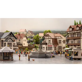 Modelová železnice městská kašna Noch 66455