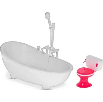 Panenka Vana 21 cm na baterie stříkající vodu s toaletou