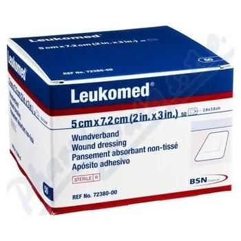 Náplast BSN Leukomed netkané krytí s polštářkem 5x7.2cm 50ks