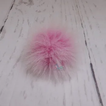 Příze Bambule malá růžovobílá