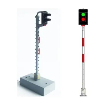 Modelová železnice návěstidlo AŽD vjezdové ( Z,Č ) Němeček t240