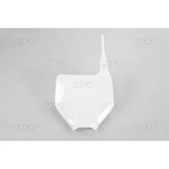 UFO tabulka pod startovní číslo KAWASAKI KX 125/250 05-17, KXF 250 05-08, KFX 450 06-08, barva bílá KX
