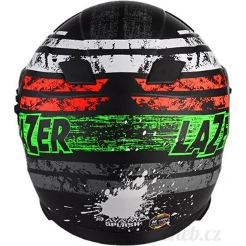 Helma na motorku Lazer Bayamo Splash černá matná grafika integrální helma L