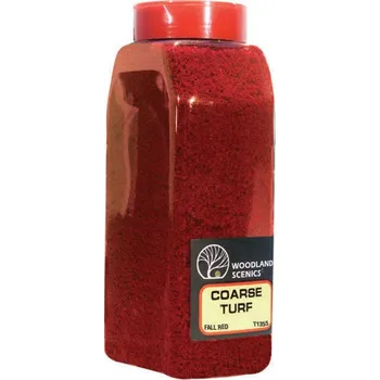 Modelová železnice posyp hrubý červený Woodland Scenics T1355
