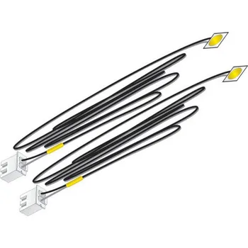 Modelová železnice nalepovací LED dioda žlutá 2 ks Woodland Scenics JP5742