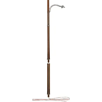 Modelová železnice dřevěná pouliční lampa 3 ks Woodland Scenics JP5630