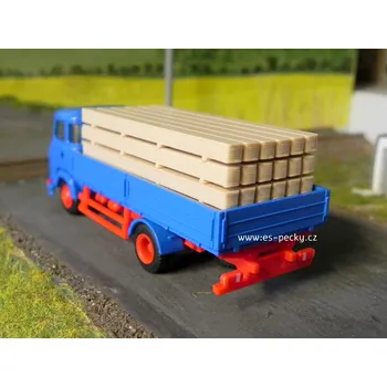 Modelová železnice střední trámy ve štosu 4ks (TT) BDDP 65048