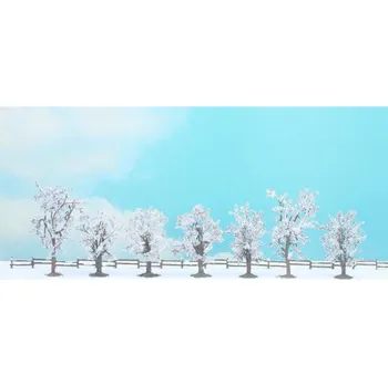 Modelová železnice zimní stromy 7 ks Noch 25075