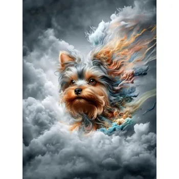 Panel- Teplákovina - Yorkšír ve větru 80x60