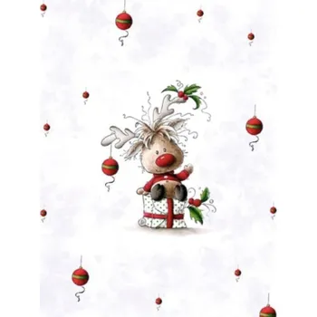 Panel- Teplákovina - Sob s dárkem 80x60