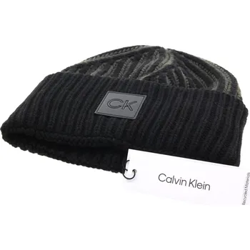 Čepice CALVIN KLEIN Pánská černá čepice K50K509668-0IH-733 Velikost