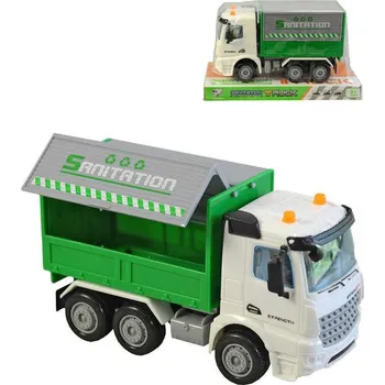 autodráha Auto pracovní popelářské plastové 16cm volný chod