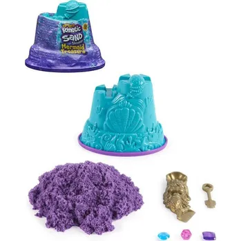 Dětské zboží Spin Master Kinetic Sand Poklad mořské panny třpytivý písek s diamanty 3 barvy