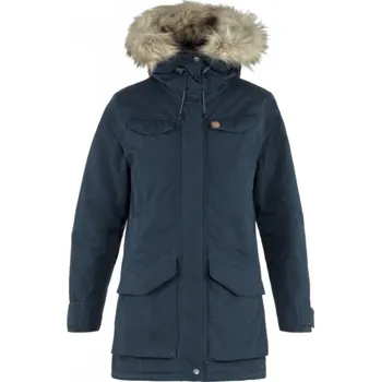 Dámský kabát Kabát Fjällräven Nuuk Parka W Dark Navy - L + doprava zdarma