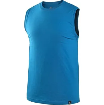 Pánské tričko CXS Tílko RICHARD, pánské, azurově modré, vel. 3XL