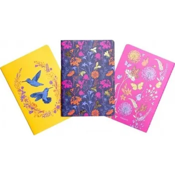 Cizojazyčná kniha Pollinators Sewn Notebook Collection - Insight Editions