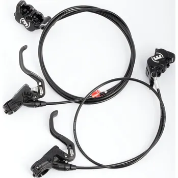 Brzda na kolo Magura MT5 kotoučové brzdy, alu HC páky – přední 850 mm + zadní 2000 mm