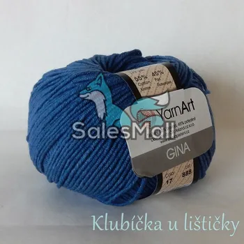 Galanterie YarnArt Příze Gina / Jeans 17 - džínově modrá