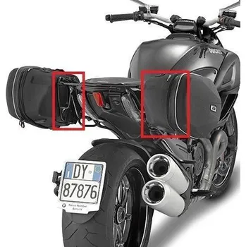 Nosič na motocykl a skútr Kappa TE7405K nosič podpěry bočních brašen nebo brašen RA314 pro DUCATI Diavel 1200 (11-18) DUCATI DIAVEL 1200 rok 11-17