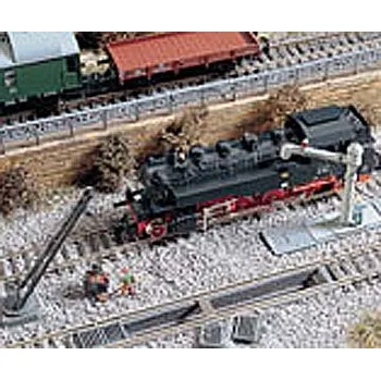 Modelová železnice popelová jáma s vodním jeřábem Auhagen 13289