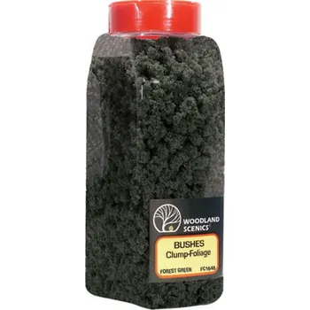 Modelová železnice foliáž střední/hrubá lesní zelená Woodland Scenics FC1648