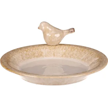 Autronic Pítko keramické - s ptáčkem, barva šedá. - KEV305-L