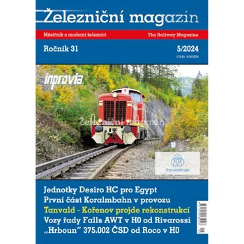 Časopis Železniční magazín 5/2024 Literatura zm2405