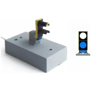 Modelová železnice návěstidlo AŽD trpasličí seřaďovací ( B,M ) Němeček t235