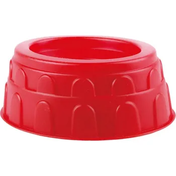 Hračka na písek Hape Bábovka Coloseum červená baby formička na písek plast