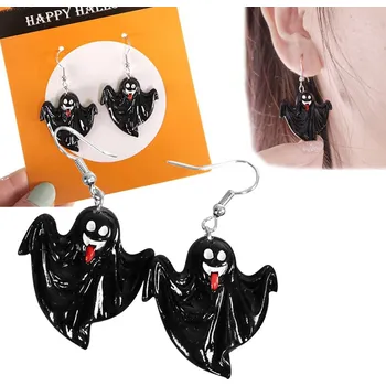 VERK GROUP Halloweenské náušnice s motivem ducha, dýně a cukroví – perfektní doplněk na Halloween party