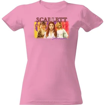 Dámské tričko Tričko s potiskem Scarlett Johansson dámské
