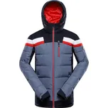 Pánská péřová lyžařská bunda s membránou ptx ALPINE PRO FERER šedá 3XL