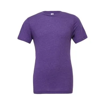 Tričko Bella Triblend Crew Men - fialové, S