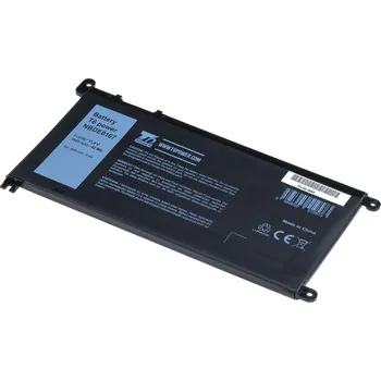 Baterie k notebooku Baterie do notebooku T6 Power pro notebook Dell 451-BBVN, Li-Ion, 3680 mAh (42 Wh), 11,4 V