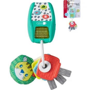 Hračka pro nejmenší Infantino Baby klíčky od auta na baterie Světlo Zvuk pro miminko