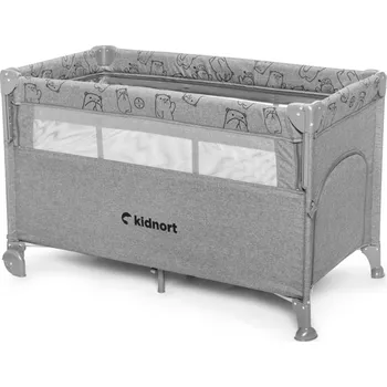 Dětská postýlka Kidnort Cestovní postýlka Livsmiljö Světle šedá