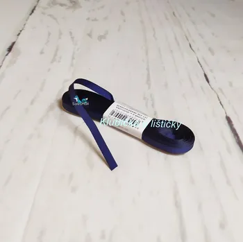 Stuha Český výrobce Taftová stuha 6mm 430 - tmavě modrá