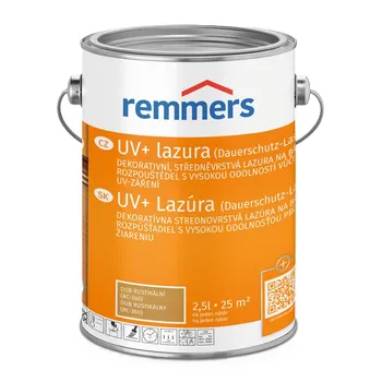 Remmers UV+ lazura 2,5 l, dub rustikální