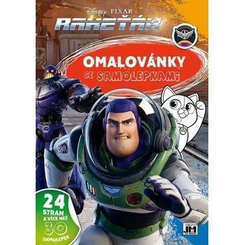 omalovánky Jiri Models Omalovánky A4 se samolepkami Rakeťák