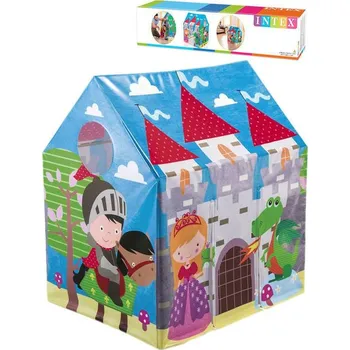 Hra na zahradu Intex Domek dětský hrad na hraní 95x107x75cm stan plast 45642