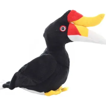 plyšák PLYŠ Pták zoborožec 20cm (plyšová hračka)