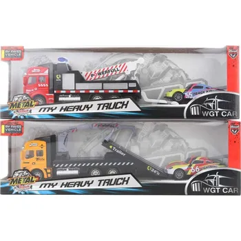 autodráha Auto odtahová služba na baterie herní set s autíčkem Světlo Zvuk 2 druhy kov