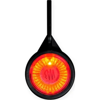 Osvětlení automobilu Poziční tykadlo W23S (447BC) červeno - bílé LED